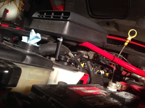 Mustang GT / A closer look inside the engine bay